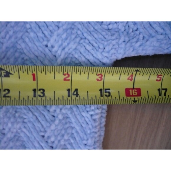 Osh Kosh B’gosh Girls Chenille Sweater Ice Blue Sz 6 6X Mock Neck Comfy Soft - Picture 5 of 9